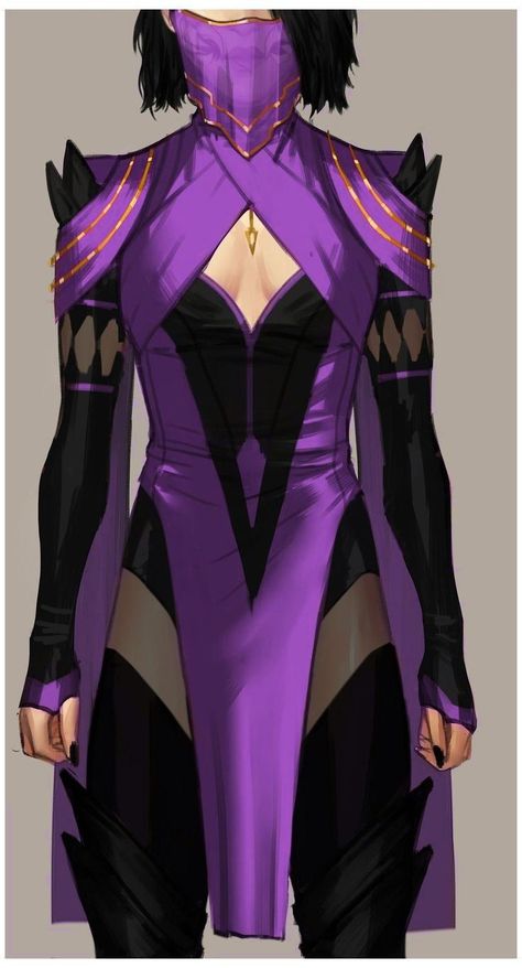 Purple Hero Suit, Superhero Outfits Design, Superhero Costumes Female, Ninja Outfit, Purple Suit, Superhero Suits, Female Superhero, Purple Suits, Dress Design Drawing