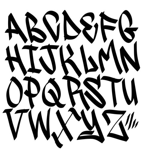 Here is an alphabet for whatever your project might be! I appreciate the support. Giffity Letters, Graffiti Lettering Simple, Graphette Letters, Simple Graffiti Alphabet, K Graffiti Letters, Graffiti Tag Alphabet, Tag Letters, Lettering Stencils, Digital Graffiti