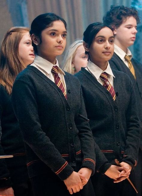 Patil Twins, Padma Patil, Parvati Patil, Harry Potter Scrapbook, Hogwarts Life, Cho Chang, Indian Music, Harry Potter Universe, Ginny Weasley