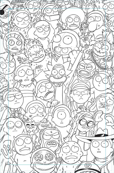 Rick And Morty Colouring Pages, Coloring Pages Rick And Morty, Rick And Morty Coloring Pages, Star Wars Coloring Book, Scary Coloring Pages, Anatomy Coloring Book, Adult Coloring Books Printables, Abstract Coloring Pages, Pokemon Coloring Pages