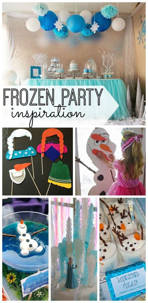 Frozen Activities, Frozen 3rd Birthday, Olaf Party, Elsa Birthday Party, Frozen Decorations, Frozen Bday Party, Frozen Party Decorations, Disney Frozen Birthday, Frozen Themed Birthday Party