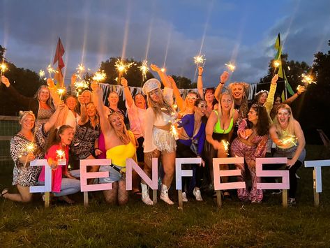 Hen Party Festival, Hen Do Festival, Bridechella Bachelorette, Festival Hens Party, Hen Festival Party Ideas, Festival Themed Hen Party, Music Festival Bachelorette Party, Diy Festival Ideas, Festival Hen Do