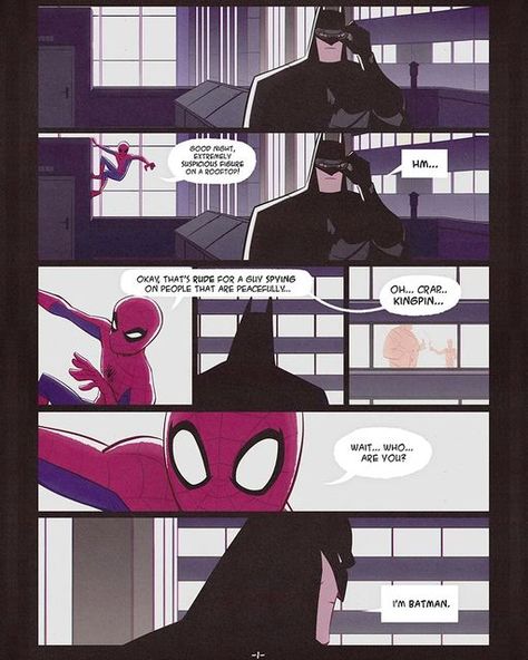 Spiderman Meets Batman, Spiderman Dc Crossover, Marvel And Dc Crossover Fanart, Ultimate Spiderman Fanart, Dc And Marvel Crossover Art, The Batman Fanart, Dc Marvel Crossover, Amazing Spiderman Art, Spiderman Deadpool Comic