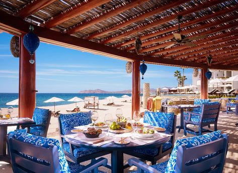 Relax at the Sea Grill. The Los Cabos beach restaurant at Las Ventanas al Paraíso delights with fresh ceviche, shellfish and Mexican tapas at the water's edge. Mexican Tapas, Cabo Restaurants, Cabo San Lucas Restaurants, Hotel San Jose, Beach Restaurant, At The Sea, San Jose Del Cabo, Best Dining, Cabo San Lucas