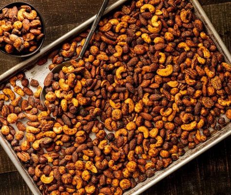 Smoked Nuts Recipe - Traeger Grills Vegetable Cocktails, Pork Rub, Griddle Recipes, Flat Top Grill, Traeger Recipes, Traeger Grill, Sweet Heat, Nut Recipes, Smoker Recipes