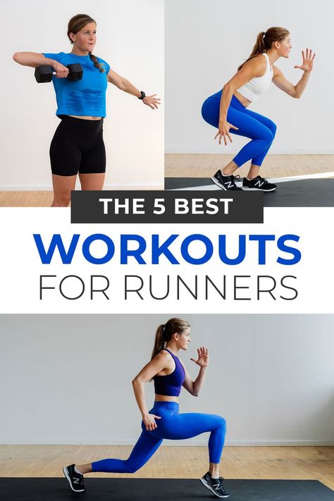 Improve running performance, increase power and speed, and reduce the risk of injury with the five best leg workouts for runners. Learn how to effectively add strength workouts to your running plan with five of my favorite Leg Workouts for Runners! Runners Legs Workout, Leg Workout Runners, Workout For Runners, Leg Workout For Runners, Runners Leg Workout, Leg Workout For Runners Strength, Leg Workout For Runners Strength Running, Track Workouts For Distance Runners, Exercises For Marathon Runners