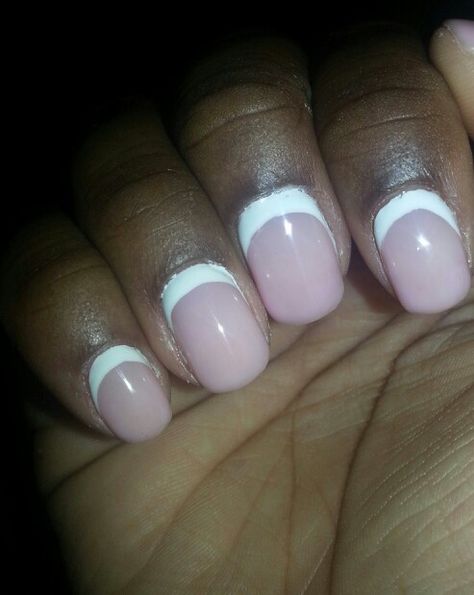 Reverse french gel manicure 💅 Reverse French Tip Nails, Reverse French Tip, French Nails Square, French Gel Manicure, Reverse French Nails, Reverse French Manicure, Reverse French, Nails Square, Tip Nails