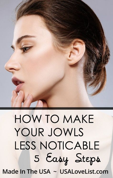 American Beauty Anti Aging Series: How to Make Jowls Less Noticeable • USA Love List Jowls Makeup, Sagging Neck, Face Cream Best, Anti Aging Secrets, Anti Aging Beauty, Athletic Hairstyles, Anti Aging Tips, Sagging Skin, Best Face Products