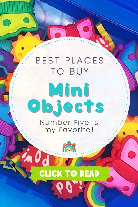 Apraxia Speech Therapy, Group Speech Therapy Activities Preschool, Object Function Speech Therapy Free, Diy Speech Therapy Materials, Mini Objects Diy, Preschool Speech Therapy Activities, Speech Therapy Classroom, Speech Therapy Toys, Preschool Slp