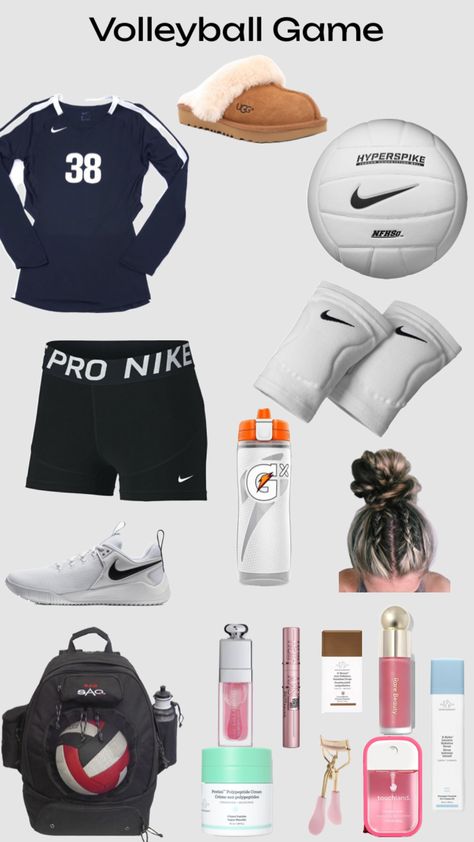 Sports To Play In Middle School, Volleyball Bag, Volleyball Stuff, Volleyball Practice, Volleyball Inspiration, Volleyball Workouts, Volleyball Drills, Cute Nike Outfits, Volleyball Pictures