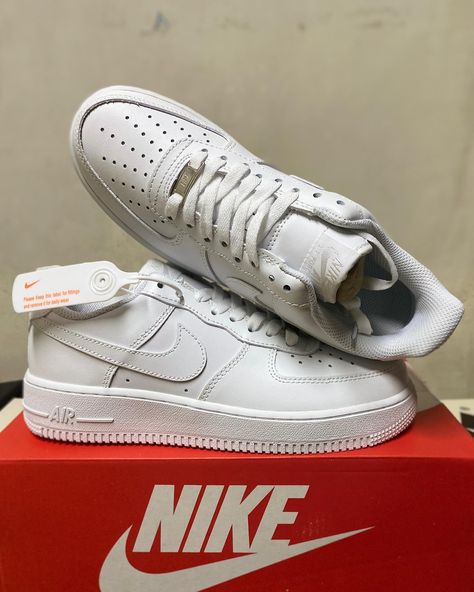 🪩 *Nike Air Force 1s “Plain white _from sizes 36 to 45 2500 #nike #kenyafashion Kenya Fashion, Nike Air Force 1s, Air Force 1s, Plain White, Nike Air Force, Me Too Shoes, Air Force, Nike Air, Force