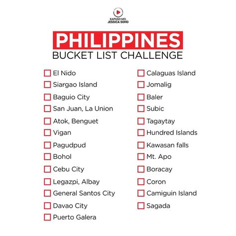 Philippines Travel Bucket List Challenge, Philippines Bucket List, Phillipines Travel, Pagudpud, General Santos City, Sagada, Bohol Philippines, Siargao Island, Asia Trip