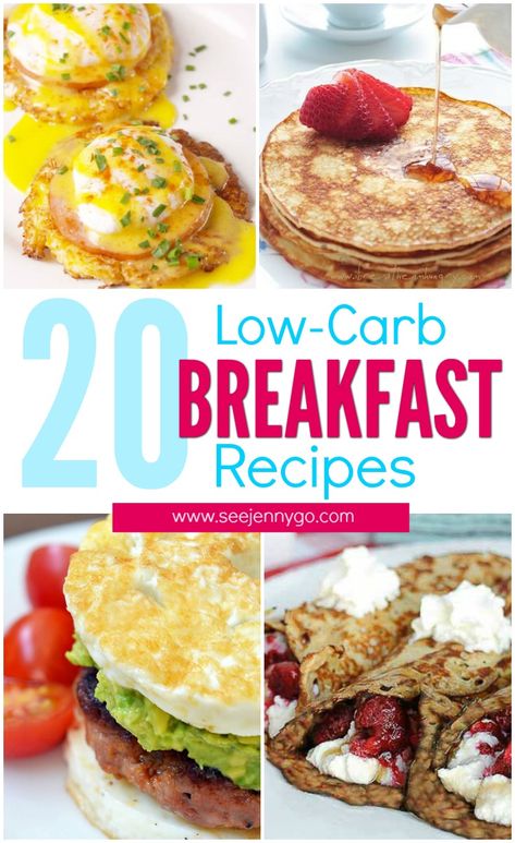 Looking for some healthy breakfast alternatives? Try this list​ of the 20 BEST Low-Carb Breakfast recipes you need to try today! #breakfast #lowcarb #lowcarbbreakfast #healthy #healthyliving #healthyfood #paleo #atkins #keto #ketodiet #lowcarbrecipes Quiche Chorizo, Low Cal Breakfast, Healthy Breakfast Alternatives, Quick Keto Breakfast, Desayuno Keto, Low Calorie Breakfast, Low Carb Breakfast Recipes, Keto Foods, Hash Browns