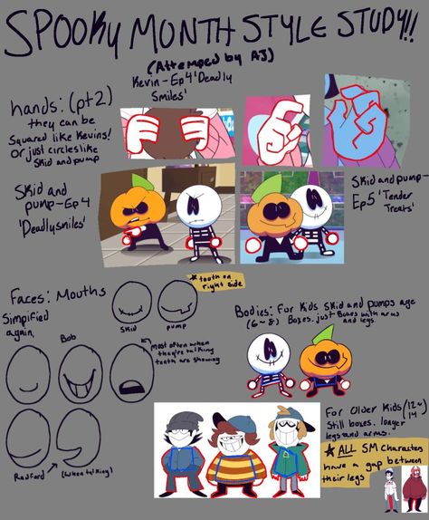 (1) Inicio / X Spooky Month South Park, Sr Pelo Art Style, Spooky Month Art Style, Skid Spooky Month, Ibis Paint Brush Qr Code, Jack Spooky Month, Robert Spooky Month, Drawing Anime Sketches, Sketches Clothes