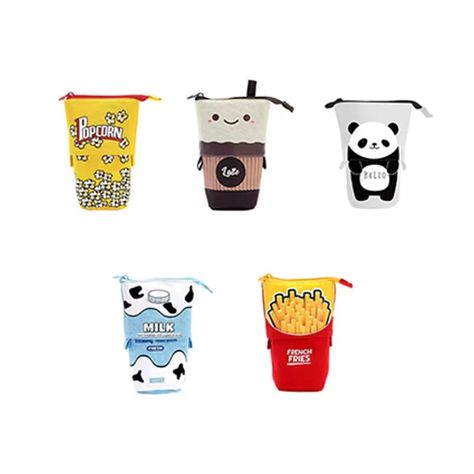 Cartoon Animal Printing Canvas Pen Holder Pop-up Pencil Case Korean Telescopic Pencil Bag Zipper Retractable Pencil Pouch - Buy Retractable Pen Holder,Retractable Pencil Case Canvas,Korean Telescopic Pencil Case Product on Alibaba.com Pencil Bag, Sketchbook Ideas, Pencil Bags, Pencil Pouch, Pen Holder, Pen Holders, Cartoon Animals, Pencil Case, Ups