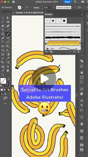 Illustrator Brushes Tutorial, Art Brush Illustration Adobe Illustrator, Blend Tool Illustrator, Illustrator Pen Tool Exercises, How To Add Texture In Illustrator, Adobe Illustrator Pen Tool Practice, Logo Tutorial, Illustrator Brushes, Adobe Illustrator Tutorials