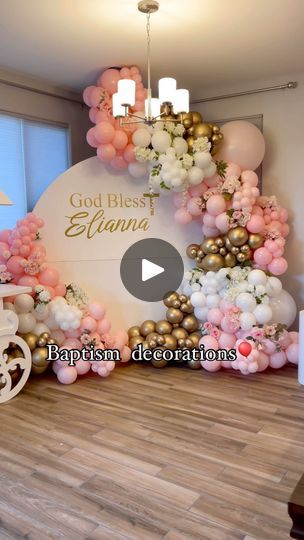 1.4K views · 250 reactions | Baptism decoration ideas 🎈 . . . Baptism backdrop  Balloon baptism  #azpartydecor #arizonaballoonartist | Event Designer | Justin Hurwitz · Epilogue Baptism Backdrop Girl, Baptism Decorations Backdrops, Justin Hurwitz, Baptism Backdrop, Baptism Party Decorations, Backdrop Balloon, Baptism Decorations, Baptism Ideas, Baptism Party