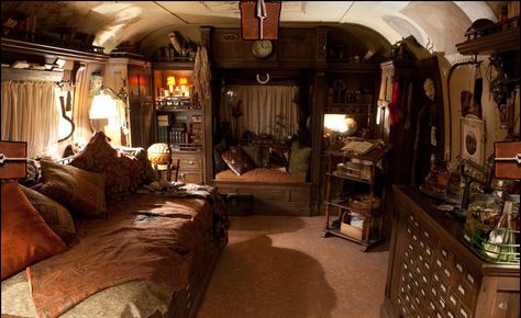 Some great ideas here!!  Aunt Marie’s Trailer on Grimm. Airstream Interior, Trailer Interior, Vintage Airstream, Trust Your Instincts, Camper Interior, Vintage Camper, Dream Rooms, Cool Rooms, Grimm