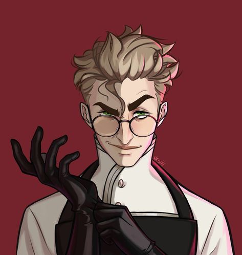 Male Scientist Oc, Valdemar The Arcana, The Arcana Oc, Scientist Oc, Arcana Oc, The Arcana, Happy Things, Dnd Characters, The Villain