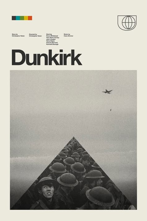 Dunkirk Movie Poster, Dunkirk Movie, Poster Grafico, 달력 디자인, Minimalist Graphic Design, Film Posters Art, Retro Graphic Design, Film Poster Design, Movie Posters Design