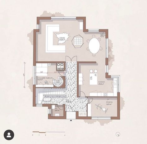 Autocad Layout, Architectural Artwork, Portfolio D'architecture, Design De Configuration, Interior Design Portfolio Layout, College Project, Rendered Floor Plan, Interior Floor Plan, Architecture Drawing Plan