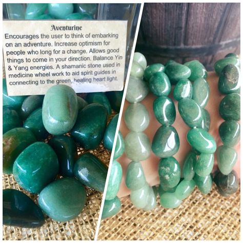 Green Adventure Crystal, Green Adventure, Crystal Healing Chart, Witch Board, Herb Shop, Metaphysical Store, Yang Energy, Spiritual Crystals, Medicine Wheel