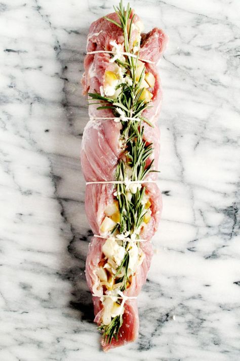 Pork Tenderloin Stuffed, Christmas Dinner For Two, Dinner For 2, Pork Loin Recipes, Poached Pears, Tenderloin Recipes, Pork Tenderloin Recipes, Think Food, Dinner For Two