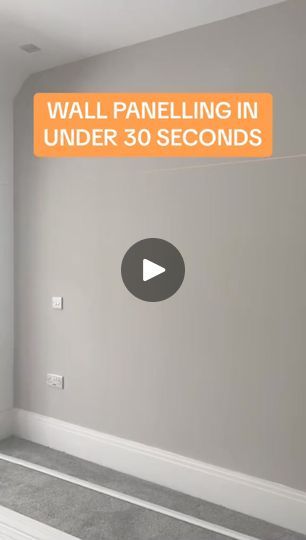 159K views · 762 reactions | This is your sign to start your wall panelling project 👀 @ #skirting4u #wallpanel #wallpanelling #diy #diyproject #diytutorial #trimcarpentry #carpentry #learnontiktok #home #homeimprovement #homerenovation | Skirting 4 U Diy Half Wall Paneling, Diy Wall Paneling Ideas, Half Wall Paneling Ideas, Trim Carpentry, Wall Paneling Diy, Wainscoting Panels, Wood Panel Walls, Wainscoting, Carpentry