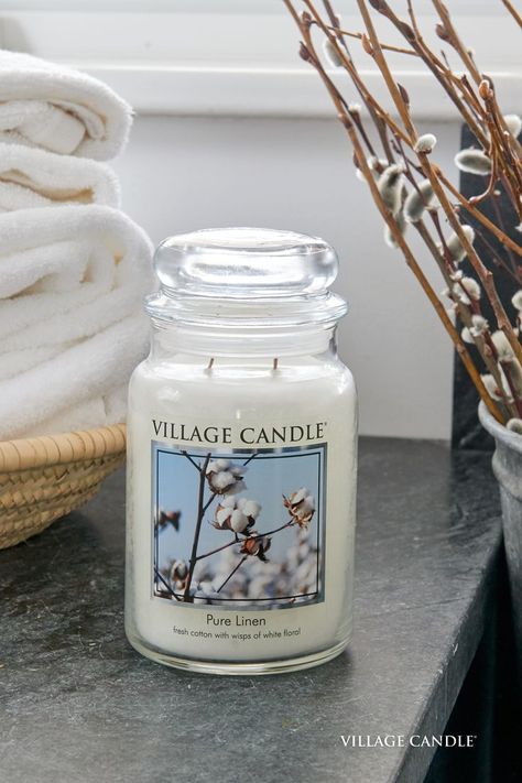 Our brand Village Candle brand has a collection full of delicious scents. The scented candles of this brand are available in three different sizes. In addition to the scented candles, Village Candle also has wax melts for a burner. Smells good! #decostar #villagecandle #candles #scentedcandles #geurkaarsen #kaarsen #geurkaars #jarcandle #homefragrance #interieur #home Smelling Candles, Village Candle, Candle Brand, Smells Good, Candle Branding, Mason Jar Mug, Pure Linen, Smell Good, Wax Melts