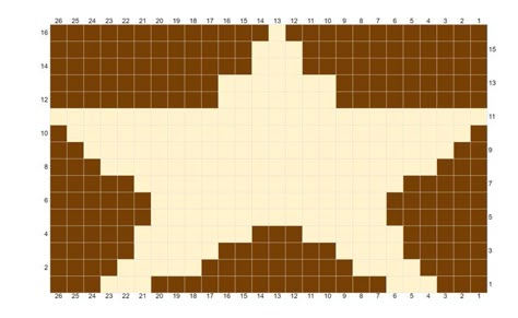 Crochet Backpack Pattern, Crochet Graph, Graph Crochet, Crochet Cord, Pixel Crochet, Crochet Stars, Pixel Art Pattern, Crochet Diagram, Diy Crochet Projects