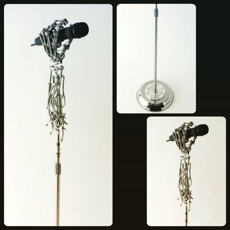 Skull Stand Mic Mic Stand Decoration, Stand Mic, Mic Stand, Tiktok Aesthetic, Stand Design, Music, Quick Saves, Design