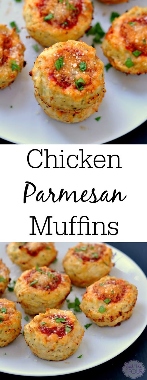 Chicken Parmesan muffins are the perfect weeknight meal that everyone in your family will love! Stuffed Chicken Muffins, Chicken Muffins Healthy, Chicken Muffin Tin Recipes, Keto Muffin Tin Recipes, Parmesan Muffins, Chicken Muffins, Suburban Kitchen, Muffin Tin Recipes, Almond Meal