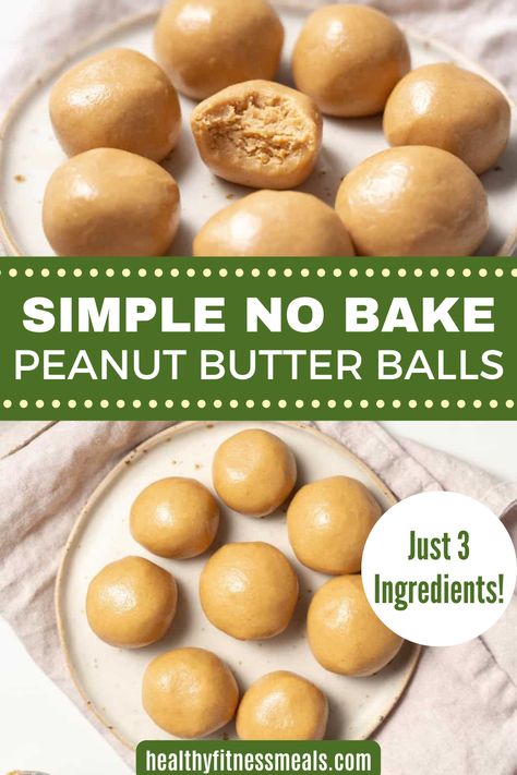 Protein Balls Peanut Butter, Easy Energy Bites, Peanut Butter Ball, Easy Chia Seed Pudding, Peanut Butter Balls Easy, Clean Gut, Bake Sweets, Butter Desserts, Peanut Butter Energy Bites