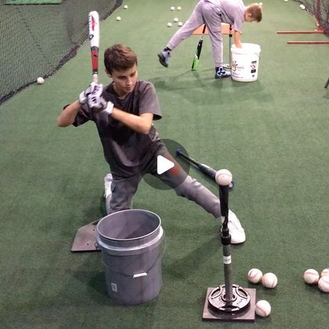 Laird's Training LLC on Instagram: "Patrick Hobson last nite working on the "Slot and Feel" Drill on 1 Knee! Focus is working on the slot of elbow, proprioception, body awareness and the feel of the swing! Great drill and helps a lot of ballplayers! #baseball #hitting #hittingdrills #HittingTips #work #proprioception #bodyawareness #feel #youthbaseball #baseball #instagood #instagram #youtube #youtubechannel #highschoolbaseball #collegebaseball #ballplayer #batting #battingpractice #tee #drills" Indoor Batting Cage, Baseball Training Equipment, Batting Cage, Baseball Drills, Baseball Hitting, High School Baseball, Batting Cages, Baseball Training, College Baseball