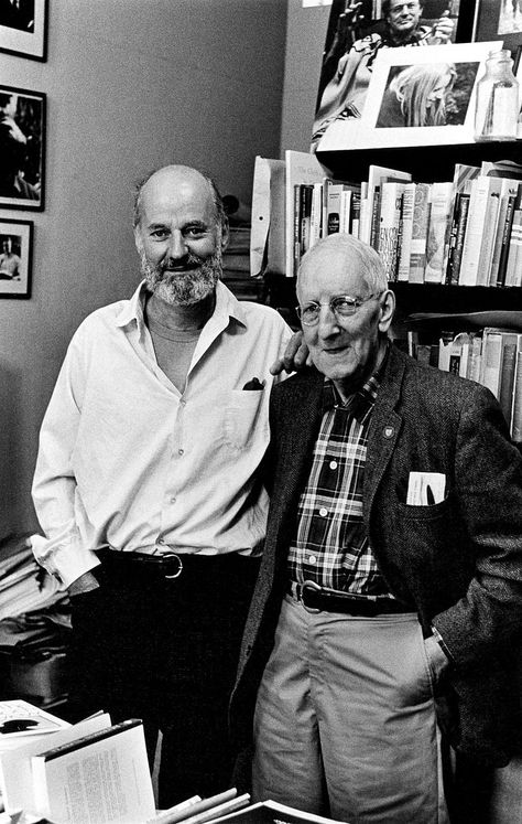 L. Ferlinghetti with Gordon Cairnie, Grolier Poetry Bookshop, Harvard Sq. 1965 Critics Quotes, Lawrence Ferlinghetti, Harvard Square, Beat Generation, Beat It, Book Stuff, Some People, Missouri, Kansas