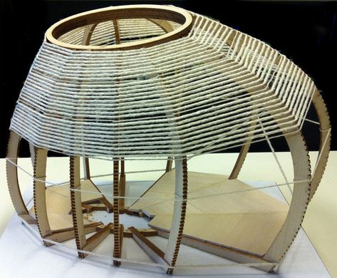 Serpentine Gallery Pavilion, Plywood Design, Pavilion Architecture, Arch Model, Wooden Structure, Parametric Design, Wicker Decor, Structure Architecture, Organic Architecture