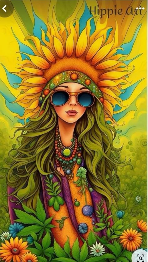 Peace Sign Art Hippie, Arte Hippy, Mundo Hippie, Hippy Art, Hippie Posters, Peace Sign Art, Happy Hippie, Hippie Life, Hippie Love