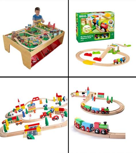 Best Train Set For Toddler, Brio Train Set, Wooden Train Set Layout, Toy Train Accessories, Toy Trains Set Target, Brio Train, Wooden Toy Trains Handmade, Wooden Train Set Walmart, Toy Trains Set