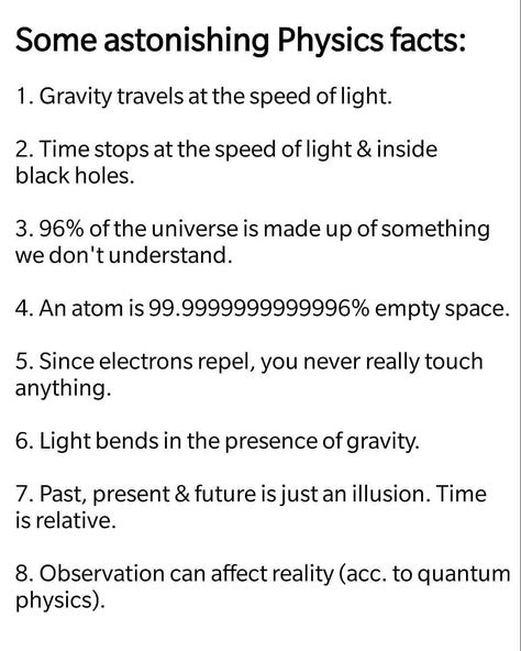 Physics Quiz, Sun Planet, Physics Facts, Quantum Physics Spirituality, 1000 Subscribers, Cool Science Facts, Space Facts, Physics And Mathematics, Wow Facts