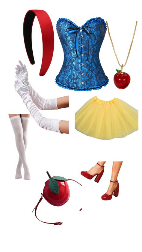 Snow White Halloween Costume, Classy Halloween Costumes, Snow White Costume, Hallowen Ideas, White Costume, Corset Costumes, Fantasia Disney, Pretty Halloween Costumes, Duo Halloween Costumes