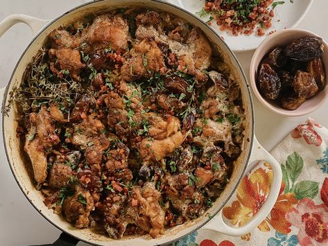 Chestnut Chicken, Chicken With Orzo, Chestnut Recipes, Chicken Orzo, One Pot Meal, Mediterranean Chicken, One Pot Chicken, Duck Recipes, Savory Chicken