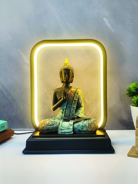 Palm Buddha Statue Led Lamp Decorative Set for Home Décor Decorative Set, Led Lamp, Buddha Statue, Home Décor, Low Price, Statue, India, Led, Free Shipping