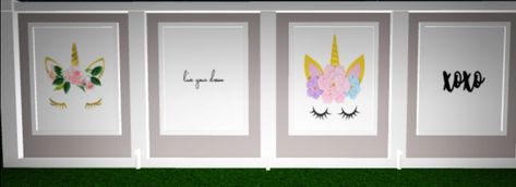 Gold Outline Unicorn: 3535555758 Live Your Dreams: 3480664129 Black Outline Unicorn: 3535556541. XOXO: 3554634378 Bloxburg Dream Catcher Decal, Bloxburg Line Art Decals, Unicorn Decals Bloxburg, Family Quotes Decals Bloxburg, Bloxburg Family Decals Black, Family Decals, Bloxburg Decals, Live For Yourself, Dreaming Of You