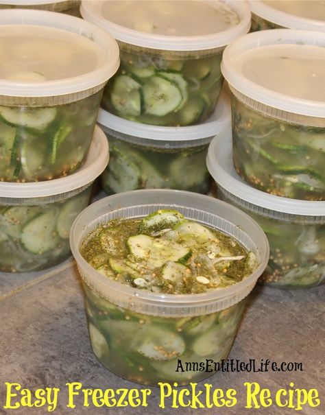 Freezer Cucumber And Onions, Fresh Pickles, Freezer Pickles, Pickles Recipes, Freezing Vegetables, Pickles Recipe, Canning Pickles, Canning Vegetables, Pickle Recipes