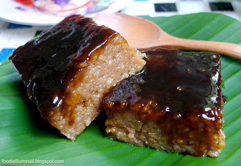 Do Cook's At Home: Kalamay Na Biko Biko Recipe Filipino Desserts, Filipino Pastries, Kalamay Recipe, Biko Recipe, Bibingka Recipe, Filipino Dessert Recipes, Pinoy Recipe, Pinoy Dessert, Filipino Food Dessert