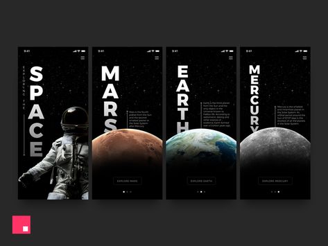 Space Layout Design, Space Website Design, Space Design Graphic, Graphic Design Space, Space Graphic Design, Space Website, Space Branding, Space Layout, Webdesign Inspiration