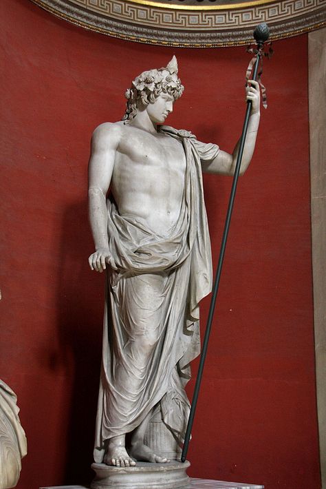 Antinous Braschi - Vatican Museums Greek Mythology Humor, Classic Sculpture, Greek Statues, Ancient Greek Art, Ancient Statues, Roman Sculpture, Greek Gods And Goddesses, Art Deco Sculpture, Greek Mythology Art