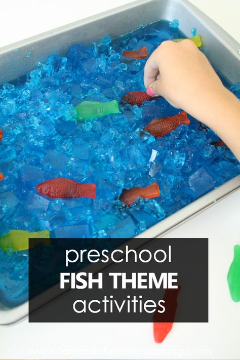 Finding Nemo Activities For Preschool, Preschool Fish Theme, Fish Theme Preschool Activities, Pet Themed Crafts Preschool, Rainbow Fish Activities For Toddlers, Preschool Fish Activities, Pout Pout Fish Craft, Prek Emotions, Pout Pout Fish Activities