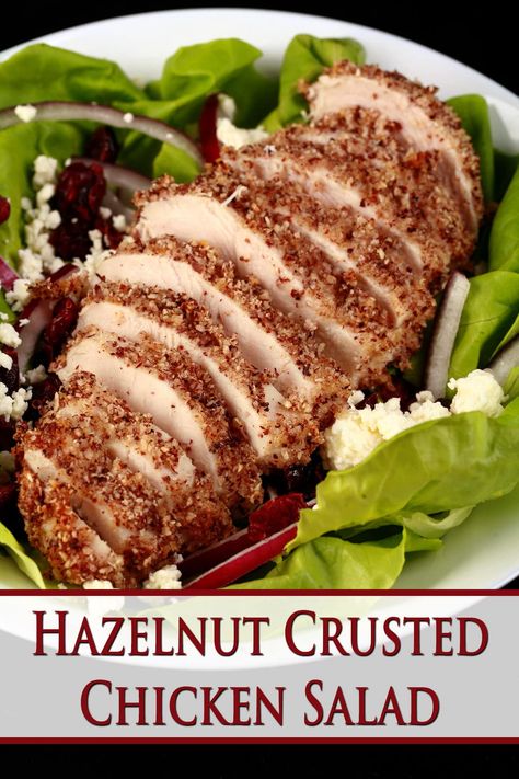 Hazelnut Crusted Chicken, Inflammatory Meals, Walnut Chicken, Crusted Chicken, Food Board, Balsamic Vinaigrette, Poultry Recipes, Chicken Salad, Meatloaf