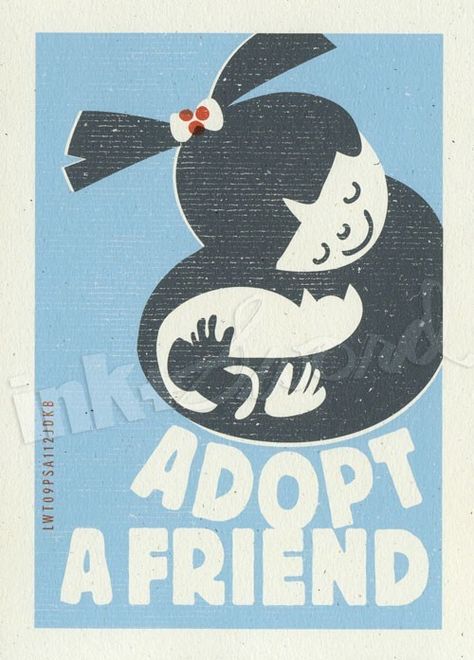 kittehs! Adoption Poster, Adoption Ideas, Adopt Dont Shop, Saving Hope, Dog Shelter, Kitten Care, Illustration Typography, Vegan Clothing, Animal Adoption